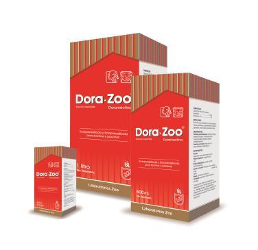 DORA-ZOO ENDOPARASITICIDA Y ECTOPARASITICIDA PARA BOVINOS OVINOS Y PORCINOS Solución inyectable Reg. ICA 8035 DB COMPOSICIÓN: Cada ml de DORA-ZOO contiene: Doramectina... 10 mg Excipi