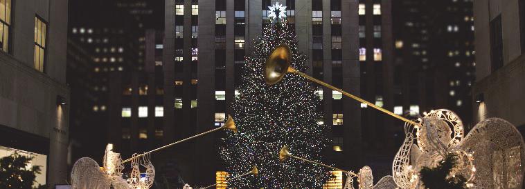 Navidad en New York 2018 DICIEMBRE 20 al 27 PAQUETE INCLUYE: Noches de hotel segun programa Impuestos hoteleros Traslados de llegada y salida Visita del Alto y Bajo Manhattan Cena Noche buena