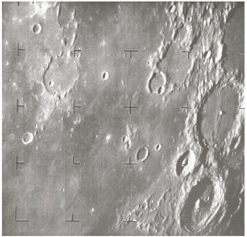 1964 Imágenes (NASA) Imagen de la superficie lunar tomada por el Ranger