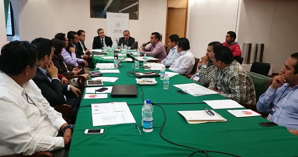 Constitución y labores del Grupo Técnico de Expertos del Área Municipal de Obras Públicas El día 9 de abril de 2015, en la Ciudad de México, se llevó a cabo la Primera Sesión del Grupo Técnico de
