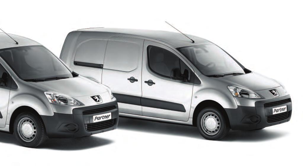 Peugeot Partner también se encuentra disponible en versión plataforma-cabina.