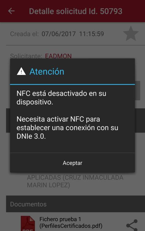 Los requisitos para poder Firmar con el DNIe 3.0 son: Tener un dispositivo móvil con tecnología NFC y tener un DNI Electrónico 3.0. En el Anexo I de esta documentación se explica en más detalle las diferencias existentes entre el DNIe y el DNIe 3.
