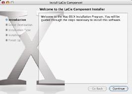 de instalación y reiniciar el Mac. Fig. 6.1.1 Inicio del proceso de instalación en Mac 1.