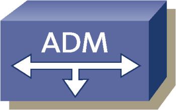 única señal de nivel superior Add-Drop Multiplexers (ADM) Insertan