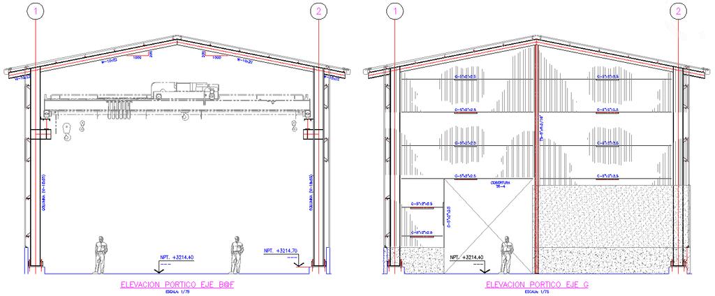 Ingeniería de Detalle de las estructuras de acero de la Casa de Fuerza Los Baños V, de la Empresa Administradora Chungar S.A.C. La C.