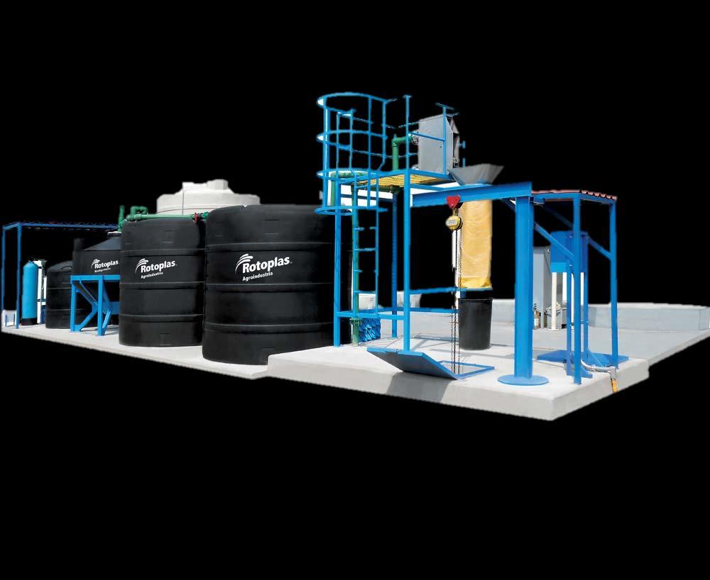 Planta de tratamiento de aguas residuales Trabaja bajo un proceso anaerobio/aerobio, altamente probado y utilizado a nivel mundial (EUA, Holanda, Brasil y México).