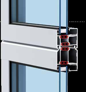 NOVEDAD: En la página 52 encontrará puertas peatonales laterales con cristal convencional con aspecto a juego ALR F67 Thermo Glazing La ALR 67 Thermo Glazing es especialmente apropiada para espacios