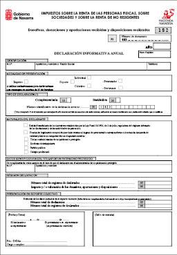 Disposiciones tributarias en Boletines Oficiales de Navarra (BON) del año 2013-27 - ANEXO II Diseños físicos y lógicos a los que deben ajustarse los archivos que se generen para la presentación