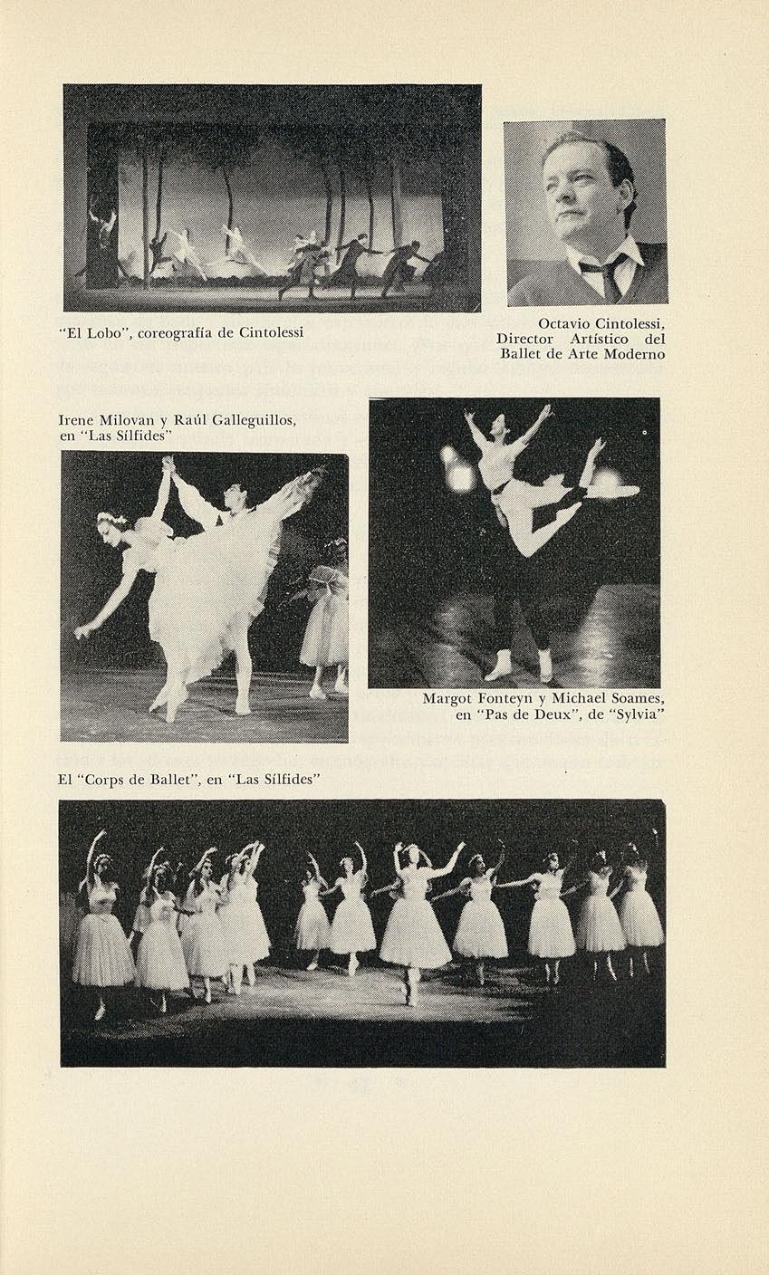 "EI Lobo", coreografia de Cintolessi Octavia Cin tolessi, Director Artistico del Ballet de Arte Moderno Irene Milovan y RaM