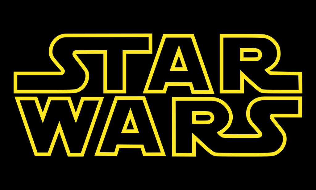 Star Wars 1 Star Wars Arriba, el logotipo de Star Wars.