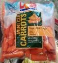 Elaborado por Apóstoles S.A. Origen: Chile. Zanahorias baby lavadas y envasadas en bolsa plástica hermética de 454 g. Distribuido por DOLE Chile S.A. Origen: USA. $ 2.390 / 600 g.