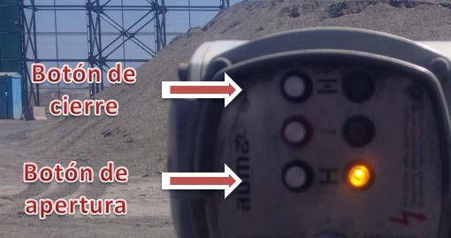 principal de cancha "Bomba 24-9" El comando de la bomba debe estar en posición manual como muestra la imagen.