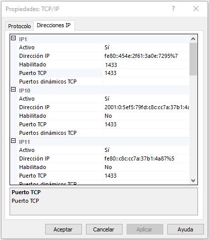 Posicionado en TCP/IP, con un clic derecho del ratón, seleccionar de la lista desplegable Propiedades.