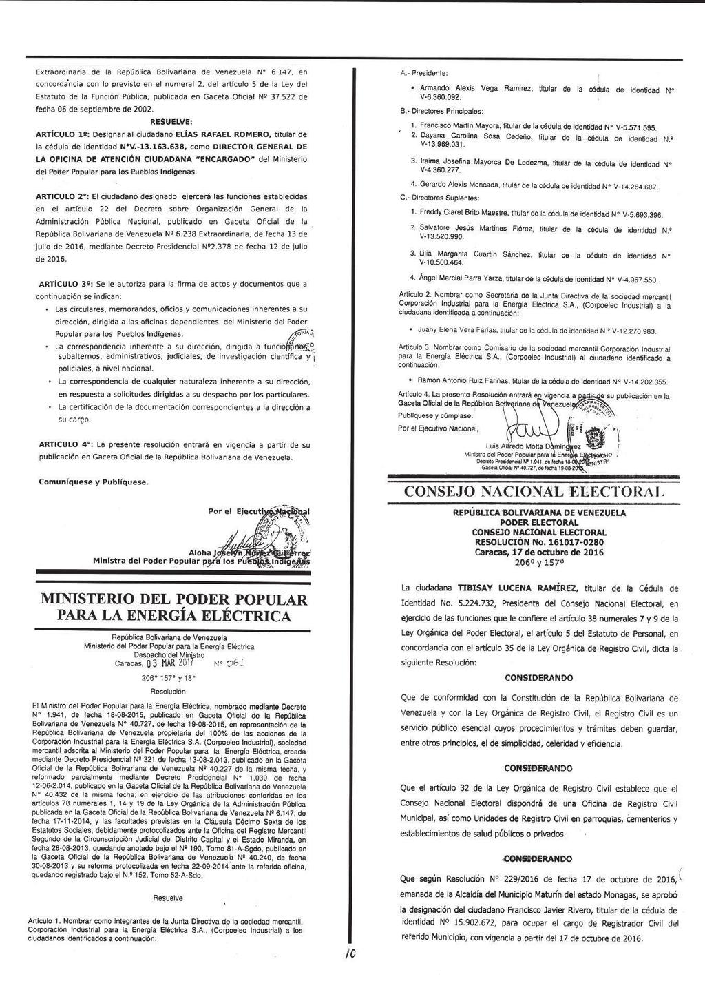 434.270 GACETA OFICIAL DE LA REPÚBLICA