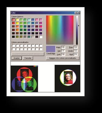 Tecnología en Diseño Gráfico Publicitario Pág. 80 ESCENA 3 ESCENA 4 Texto: El modelo RGB está basado en una representación numérica, para indicar la proporción de cada color.