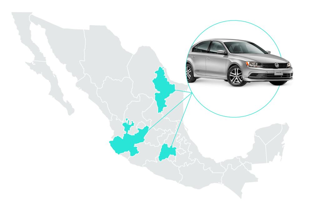 Ranking que muestra el movimiento del mercado de autos usados en México, con datos de Segundamano.
