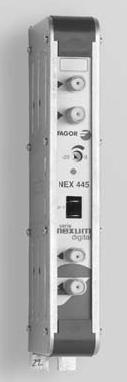 Amplificadores de banda estrecha Se conocen habitualmente como monocanales Amplifican un solo canal o múltiplex.
