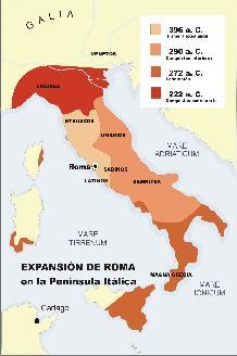 Des de la seva fundació mítica el 753 ac,roma es mantingué com a principal potència dominadora del món conegut en aquell moment fin el 476 dc en la zona occidental, mentre que, a orient, a través de