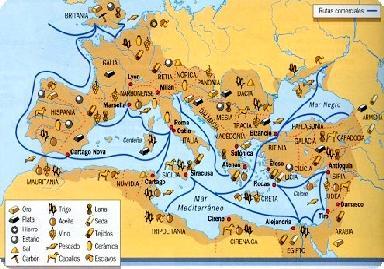 v=qo9ev5o0vh4 El comerç El treball dels esclaus Les ciutats romanes no eren autosuficients necessitaven proveir-se d'aliments, sobretot de cereals, que obtenien de les provincies romanes.