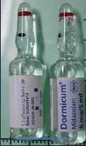 Midazolam/Dormicum) Acción mas corta que el Diazepam Dormicum 15mg/3ml En cuanto diluimos para tener 1mg/ml? Admon: Ventaja!