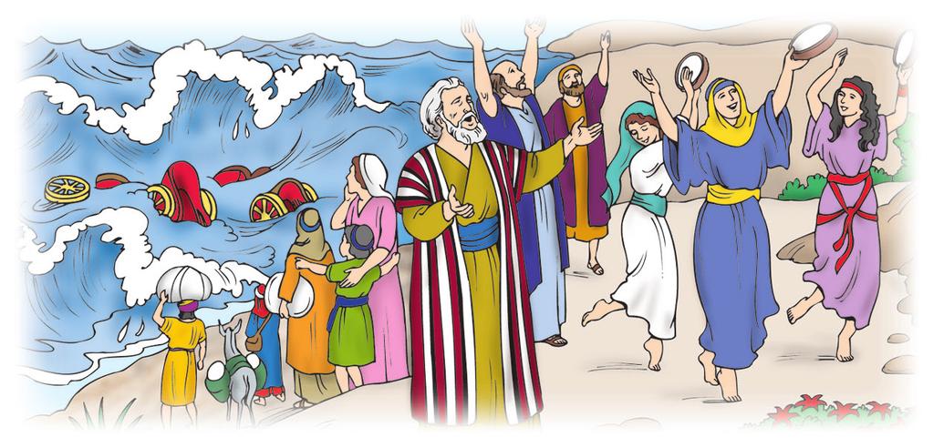 Lección 1 3 de diciembre del 2017 Manual del Alumno Primario Cantar es adoración aceptable Música en el Mar Rojo (Éxodo 15:1-21) Seguro los israelitas vitorearon y gritaron mientras vieron a Dios