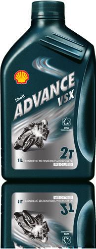 MOTORES DE DOS TIEMPOS El portafolio de Shell Advance incluye productos de dos tiempos que han sido desarrollados para ayudar a los motociclistas a tener su mejor potencial.