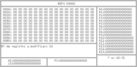 Figura 13 Cuando lo hemos introducido (en este ejemplo, registro 10), nos piden si la longitud del dato que vamos a introducir en el registro es de 32 ó de 64 bits.