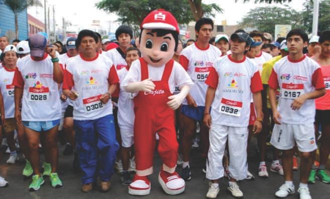 Impacto Social Auspicios a Eventos Deportivos y Promoción de la Salud Maratón Corre Ica 10 K Una de las actividades en la que participamos en el 2011 fue la