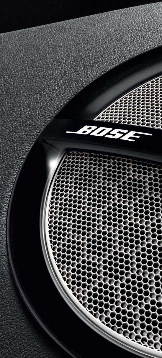Sonido en directo Un gran sonido. El sistema audio Bose Energy Efficient Series ha sido concebido y desarrollado por Bose especialmente para Scénic y Grand Scénic.