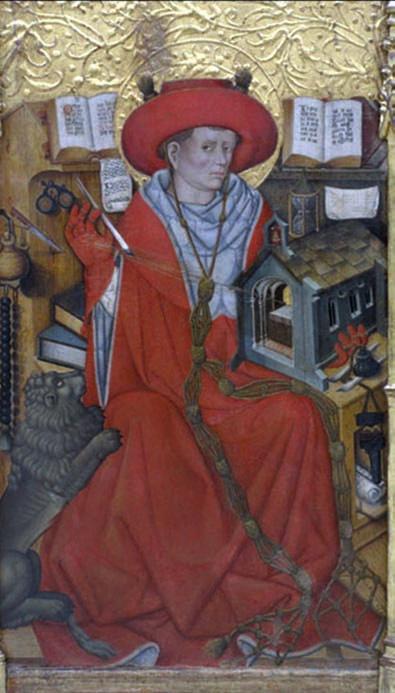 Jerónimo en su estudio (c. 1445).