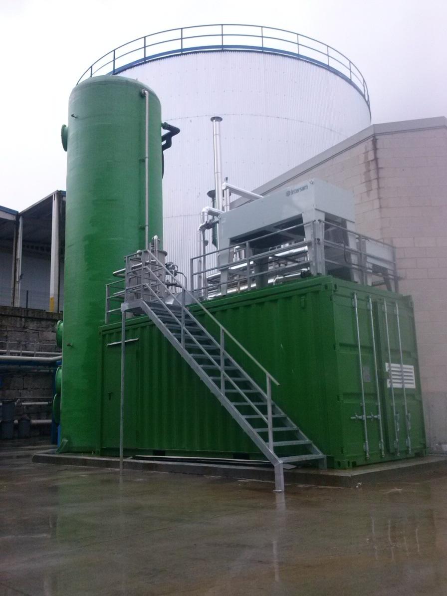 EJE 4.- Transporte y energía (TP 4.41) Energías renovables. Biomasa Planta de biogás en Conservas Frisco, S.