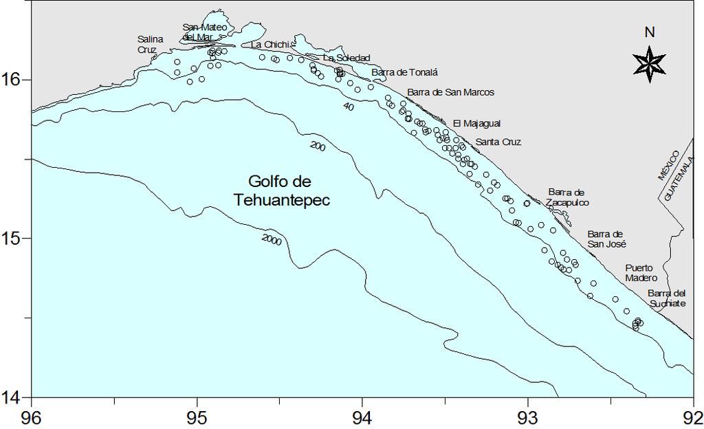 escasa plataforma de litoral rocoso, y comprende la mayor parte oeste de la costa