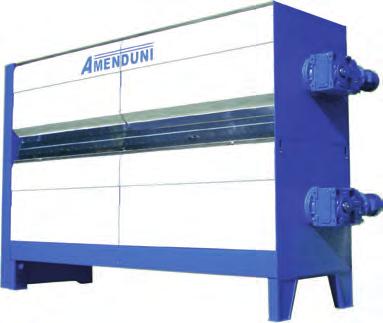 Las batidoras para elaboración de tipo industrial de Amenduni han sido diseñadas de forma completamente modular. Consisten en vasos de 4.000, 5.000 ó 6.000 Lt.