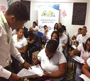 Zona CARIBE Barranquilla Bancarización de los beneficiarios del programa Educándonos para la Paz Por medio de la gestión de este Programa y del Centro de