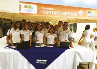 Monteria Futuros agentes de Contac Center participan en la Semana Empresarial del Instituto Tecnológico San Agustin
