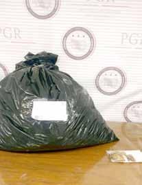 -La Procuraduría General de la República (PGR), en su Delegación en Nayarit, aseguraron aproximadamente 7 kilos y medio de marihuana y 18 cartuchos útiles
