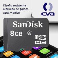 MICRO SD CLASE 4 #RAM-1395 $96 C/ADAPTADOR MEMORIA SANDISK 16GB MICRO SD CLASE 4