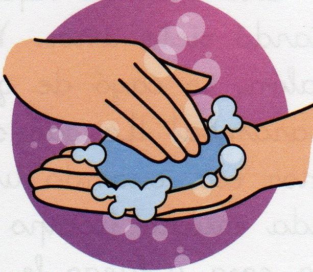 Lectura 2: Lávate las manos Todos los días antes de comer me lavo las manos en el cuarto de baño con agua y jabón. Es muy importante para evitar microbios que provocan enfermedades. 1.