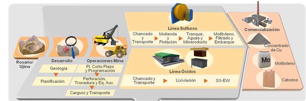 1 DESCRIPCIÓN DE LA EMPRESA Collahuasi es una empresa minera dedicada a la extracción y producción de concentrado y cátodos de cobre, y concentrado de molibdeno.