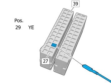 Conectar los terminales del haz de cables al