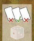 Un Santo no puede colocarse en un espacio en el que se encuentre un Ragami del mismo color. Cada vez que un jugador coloca un Santo en un conflicto (un espacio con un dado negro), gana 1 cubo blanco.