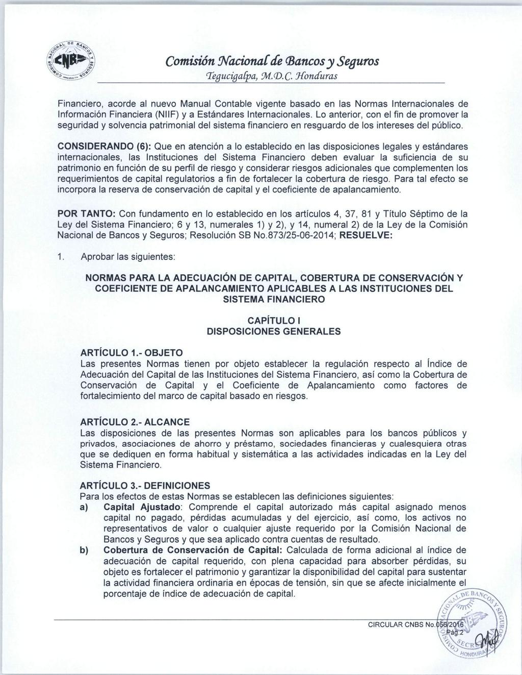 Comisión NacionaCde (Bancosy Seguros TegucigaCpa, M.<D.