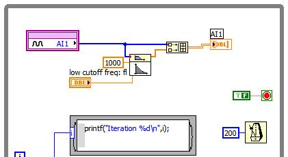 Integración Sencilla con código C existente Nodo de código C para combinar programación gráfica con
