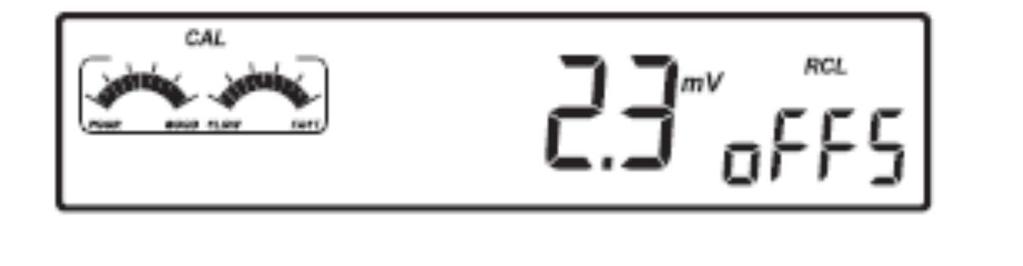 CALIBRACION EXPIRADA Este instrumento permite al usuario establecer el número de días antes de la próxima calibración requerida. Este valor puede ser ajustado desde 1 a 7 días.