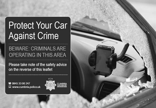 Protect Your Car Against Crime LEAVE ITEMS OF VALUE OUT OF SIGHT OXNARD POLICE