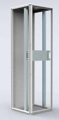 Accesorios Unidades de salida - Sistema fijo Paneles laterales internos, MSPS Placas de montaje, MSMPN Paneles laterales internos para construir secciones verticales.