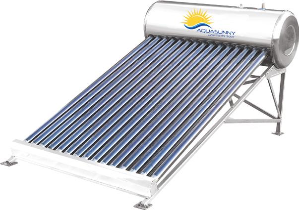 CALENTADORES SOLARES DE AGUA (Gravedad) Calentador solar de tubos al vacio Aquasunny Modelos 10 Tubos 12 Tubos 15 Tubos 18 Tubos