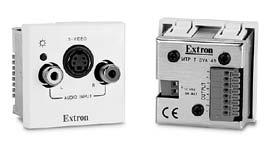MTP T SVA AAP Transmisor de par trenzado MTP para audio y S-Video - Versión AAP Entrada: conector mini DIN hembra de 4 pines para S-Video y conectores RCA con latiguillo de 8 cm Montaje en productos