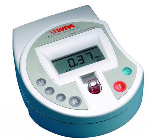Espectrofotómetros WPA Colorímetros WPA CO 8000 El colorímetro WPA CO 8000 es un instrumento pequeño, portátil y de fácil uso para medir la densidad del E. coli y levaduras.