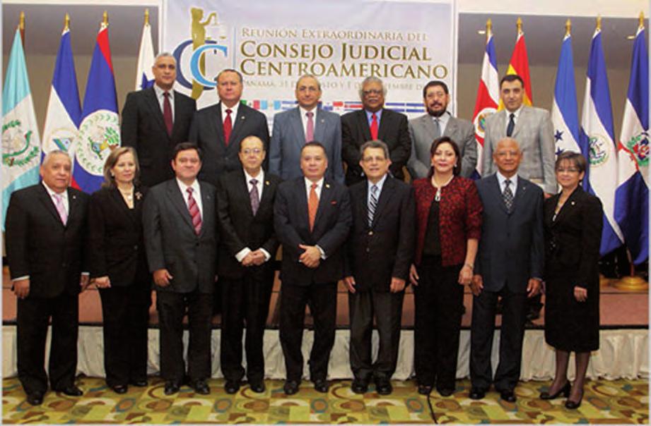 El CJC ha venido funcionando con la integración de los Presidentes y Presidentas de las Cortes y Tribunales Supremos de Justicia de los Estados de: Costa Rica, El Salvador, Guatemala, Honduras,